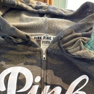 Camouflage PINK zip up hoodie